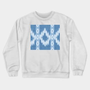 Rhombus Shibori (denim light blue) Crewneck Sweatshirt